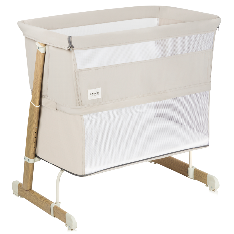 Lionelo Thomi Plus Beige Sand - Приставне ліжечко