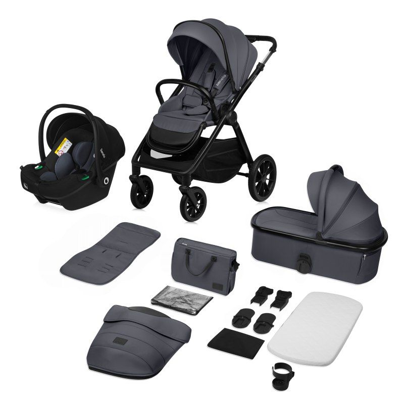 Lionelo Layla 3 в 1 Grey Stone - Багатофункціональна коляска з сидінням