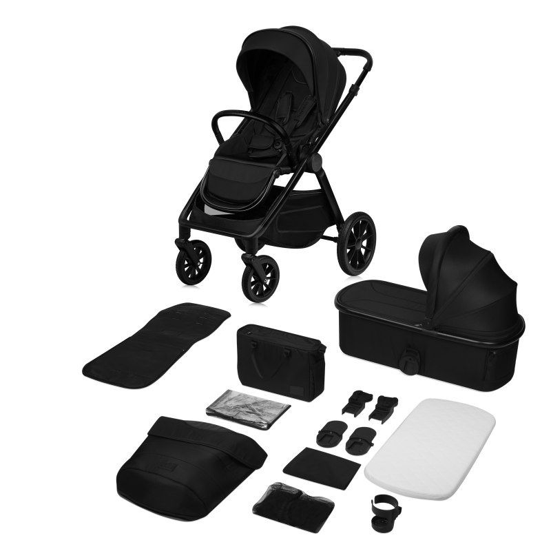 Lionelo Layla 2 в 1 Black Onyx - Багатофункціональна коляска з сидінням