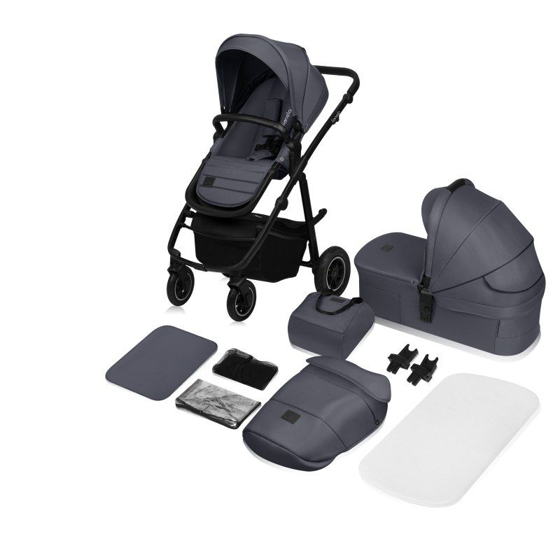 Lionelo Amber Plus 2 в 1 Grey Graphite - Багатофункціональна коляска