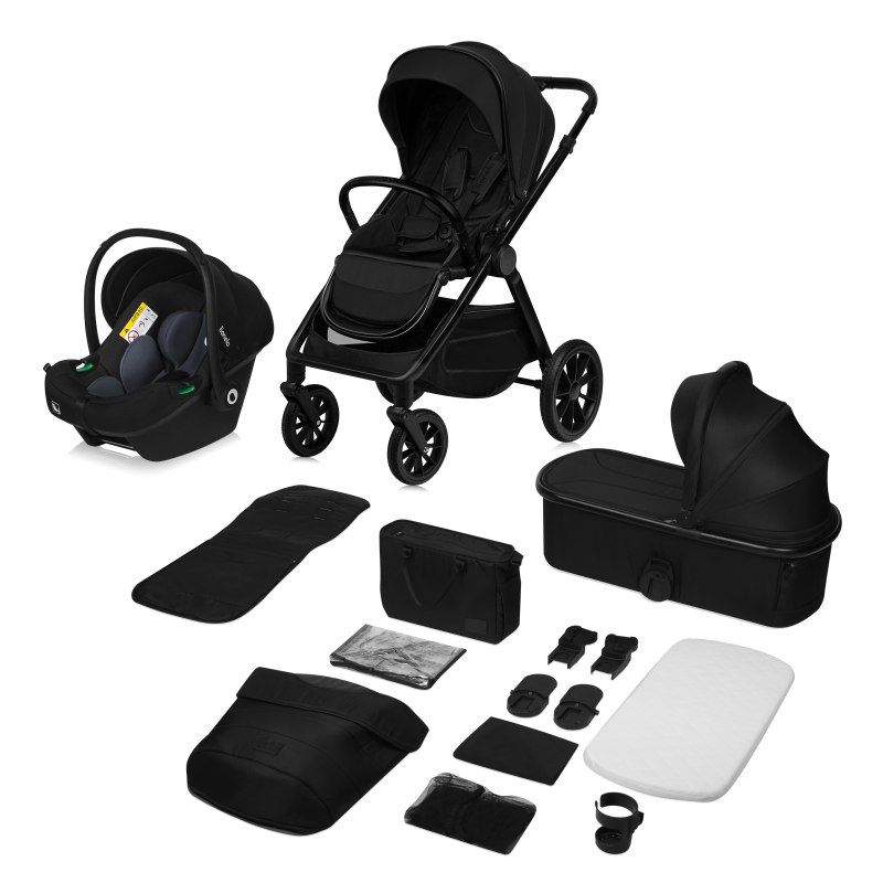 Lionelo Layla 3 в 1 Black Onyx - Багатофункціональна коляска з сидінням