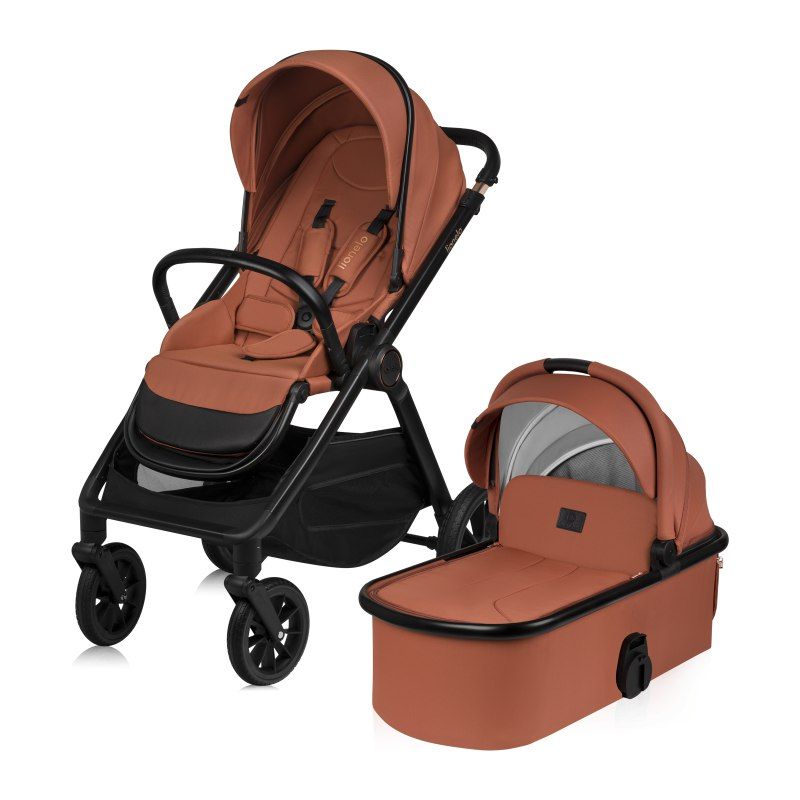 Lionelo Layla 2 в 1 Brown Rust - Багатофункціональна коляска з сидінням