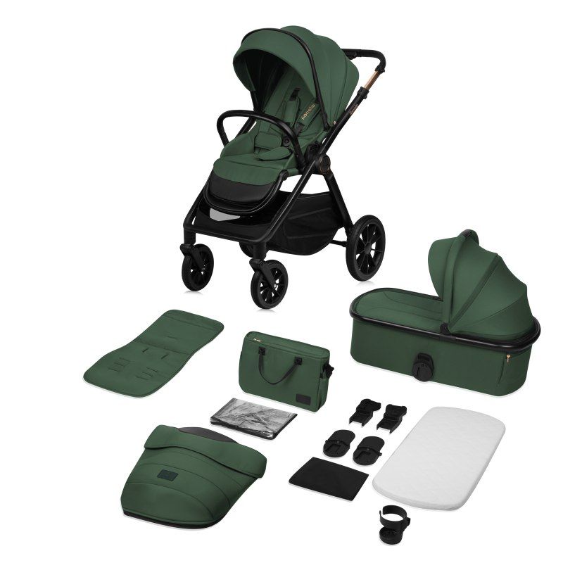 Lionelo Layla 2 в 1 Green Forest - Багатофункціональна коляска з сидінням