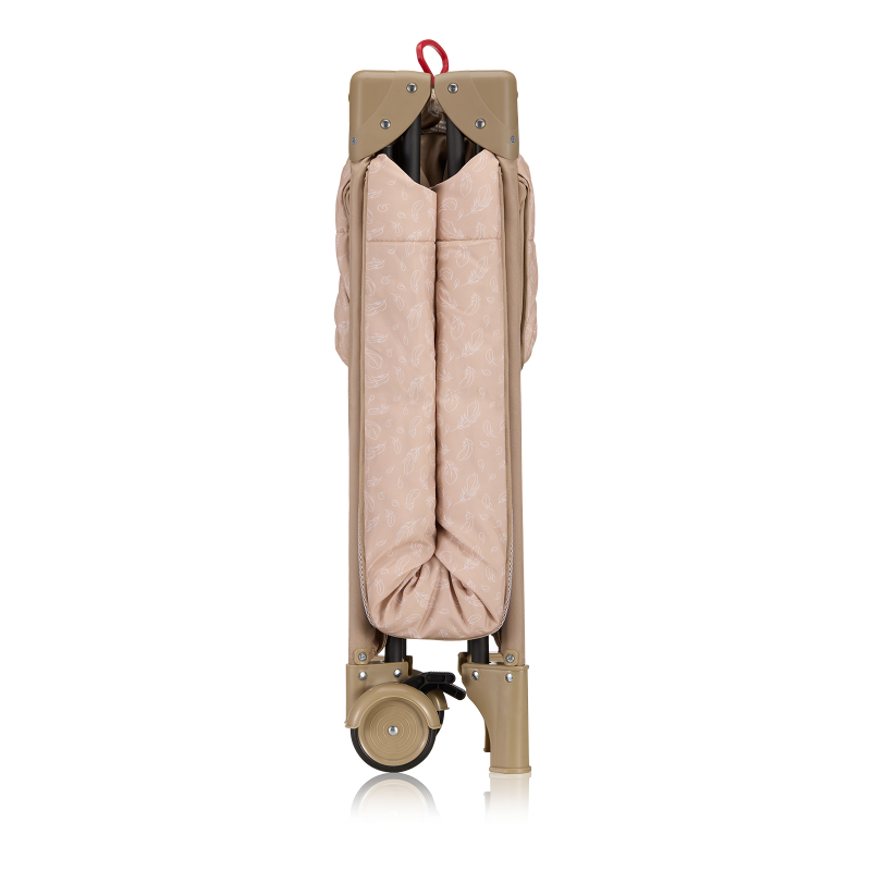 Lionelo Jasmin Easy Fold Beige Sand - Дитяче ліжечко 2 в 1