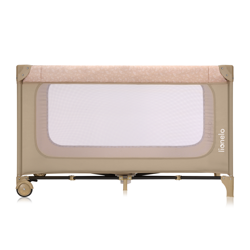 Lionelo Jasmin Easy Fold Beige Sand - Дитяче ліжечко 2 в 1