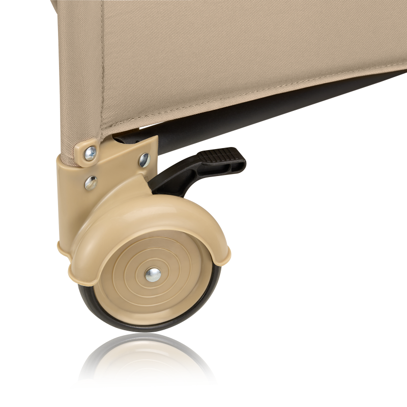 Lionelo Jasmin Easy Fold Beige Sand - Дитяче ліжечко 2 в 1