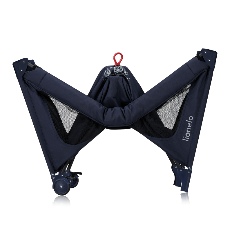 Lionelo Jasmin Easy Fold Blue Navy - Дитяче ліжечко 2 в 1