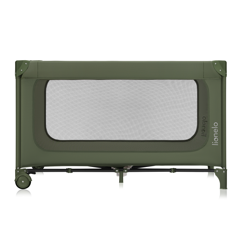 Lionelo Jasmin Easy Fold Green Olive - Дитяче ліжечко 2 в 1
