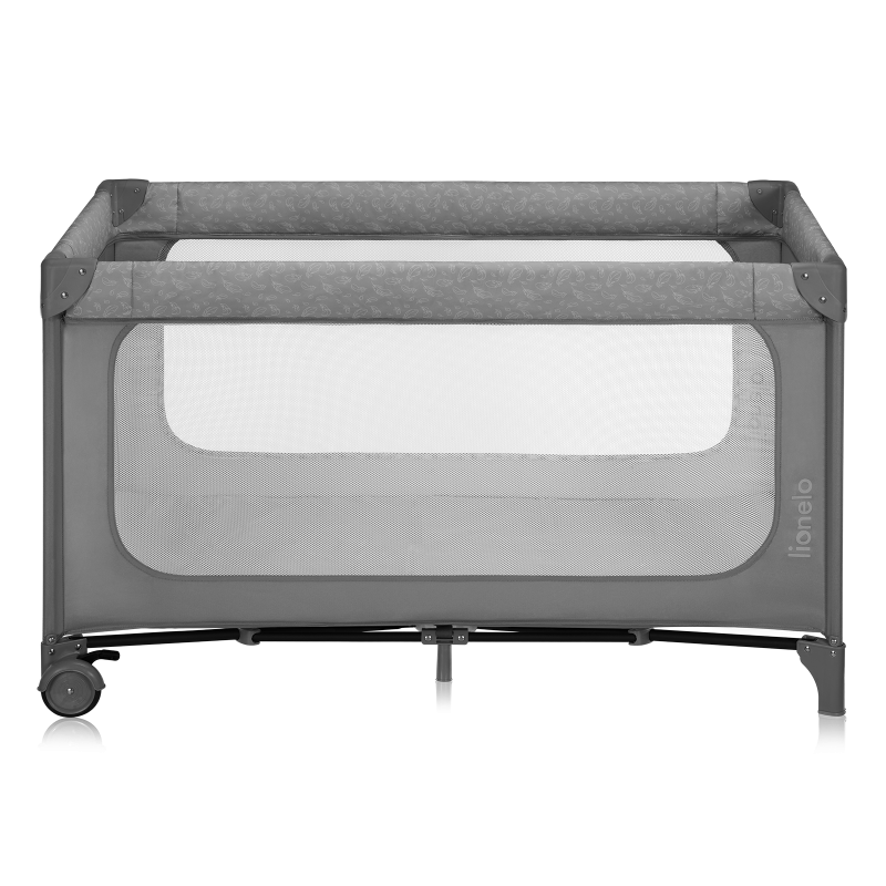 Lionelo Jasmin Easy Fold Grey Stone - Дитяче ліжечко 2 в 1