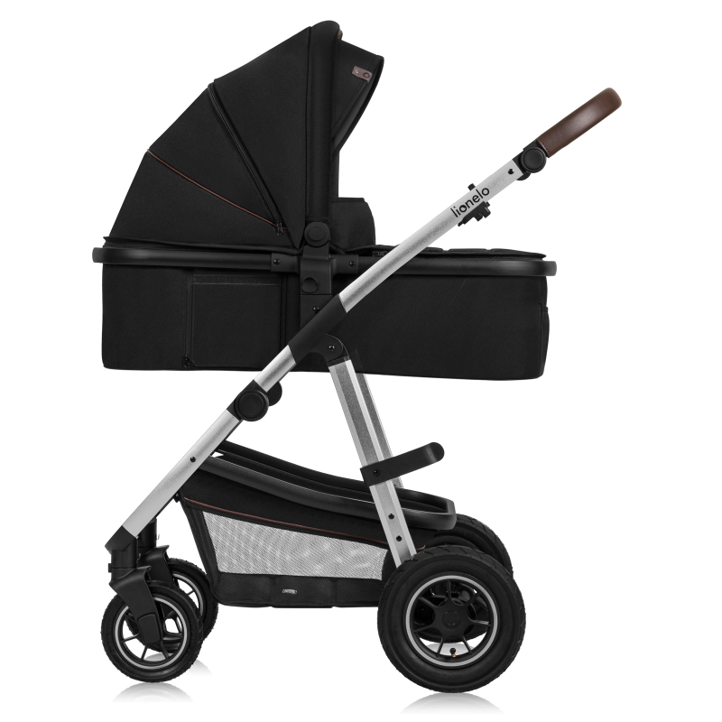 Lionelo Amber 2 в 1 Black Silver - Багатофункціональна коляска