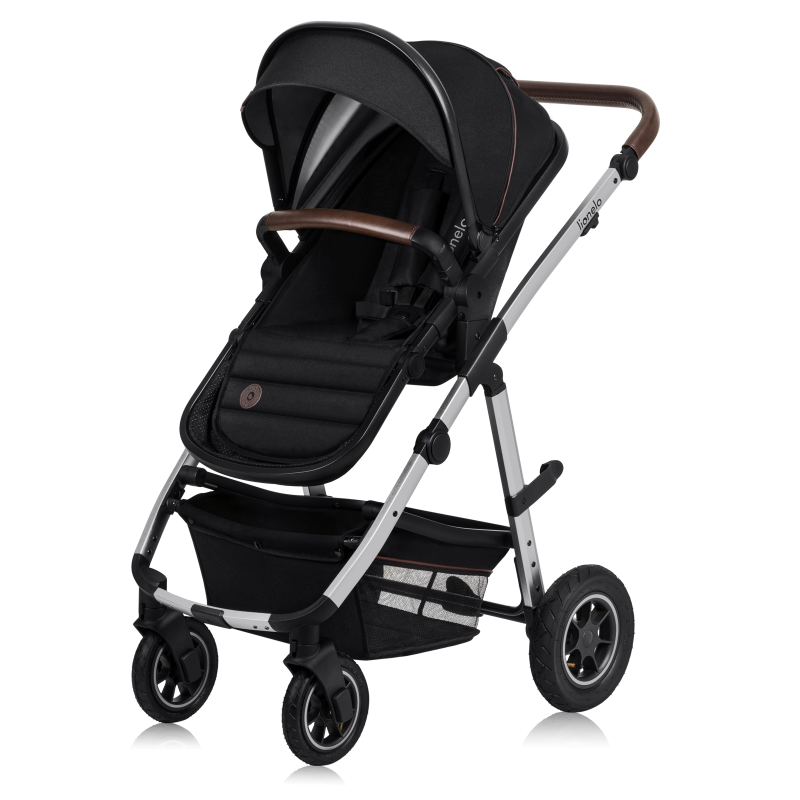 Lionelo Amber 2 в 1 Black Silver - Багатофункціональна коляска