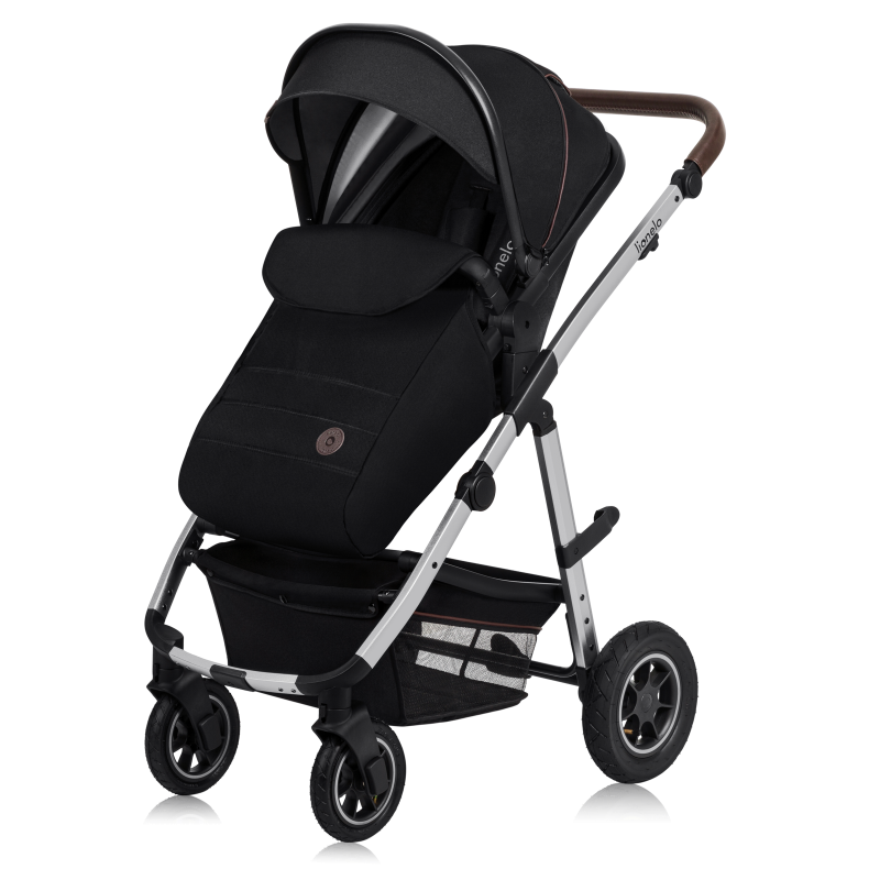 Lionelo Amber 2 в 1 Black Silver - Багатофункціональна коляска