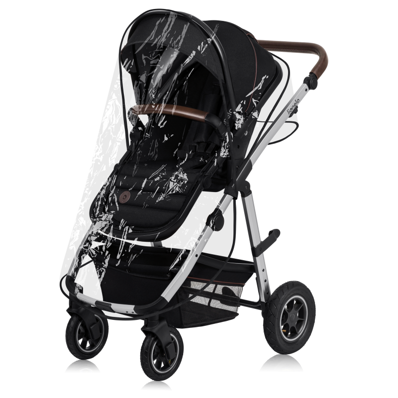 Lionelo Amber 2 в 1 Black Silver - Багатофункціональна коляска