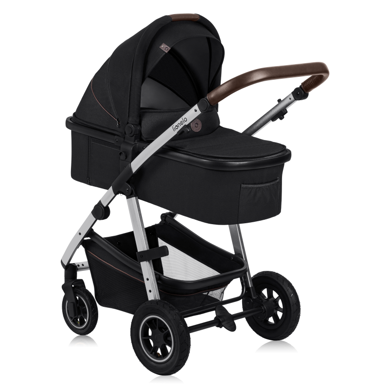 Lionelo Amber 2 в 1 Black Silver - Багатофункціональна коляска