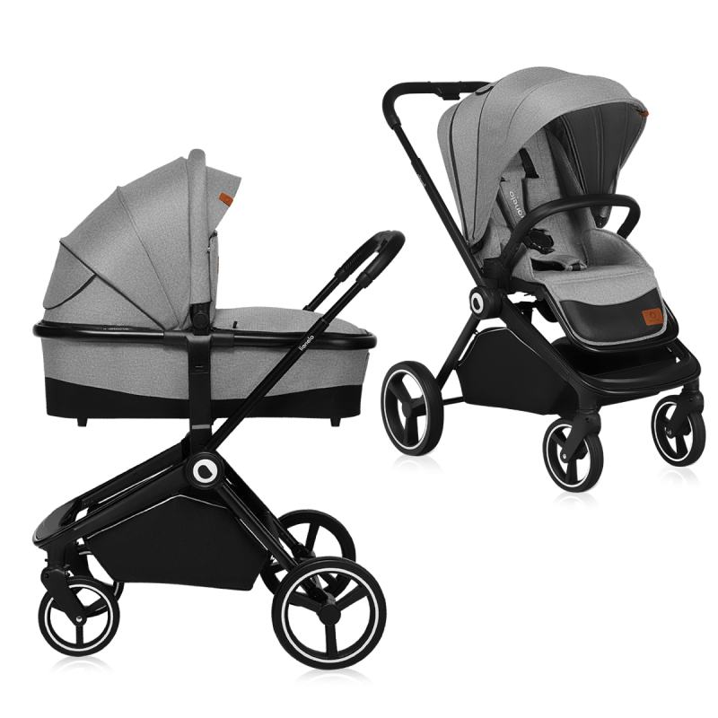 Lionelo Mika 2 в 1 Grey Stone - Багатофункціональна коляска