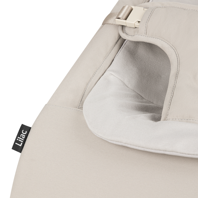 Lionelo Lilac Beige Sand - Крісло-гойдалка