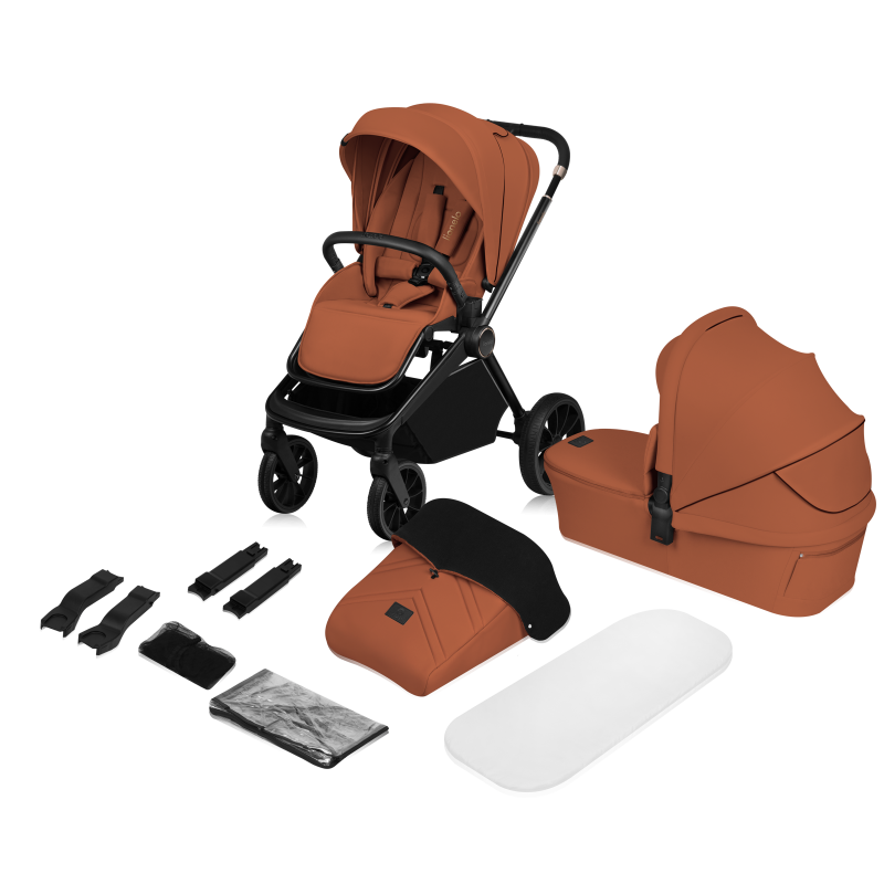 Lionelo Mika Plus Brown Rust 2 в 1 - Багатофункціональна коляска
