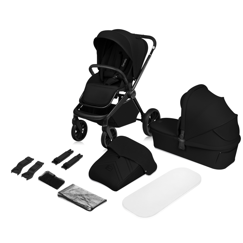 Lionelo Mika Plus Black Onyx 2 в 1 - Багатофункціональна коляска
