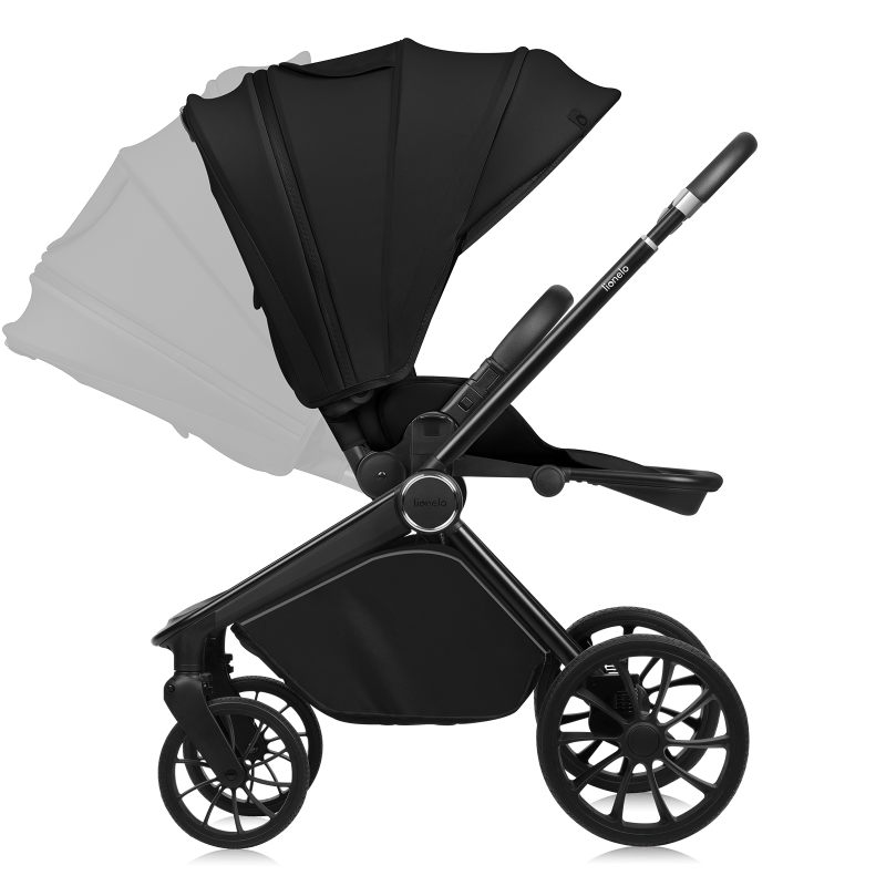 Lionelo Mika Plus Black Onyx 2 в 1 - Багатофункціональна коляска