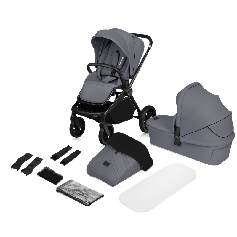 Lionelo Mika Plus Grey Stone 2 в 1 - Багатофункціональна коляска