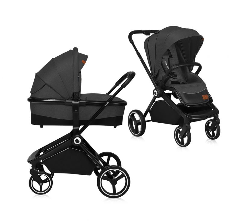 Lionelo Mika 2 в 1 Gray Graphite - Багатофункціональна коляска