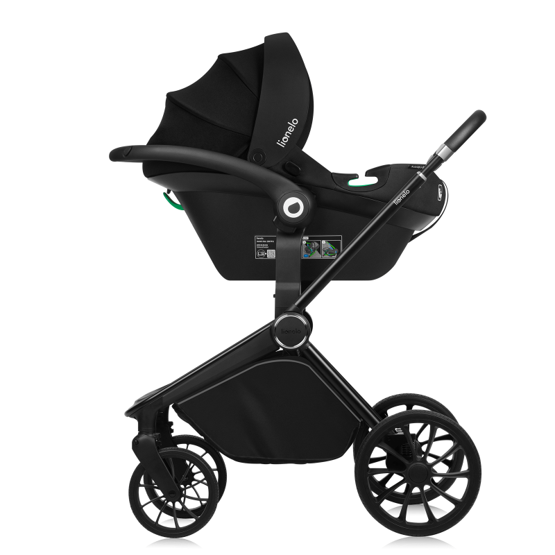 Lionelo Mika Plus Black Onyx 3 в 1 - Багатофункціональна коляска
