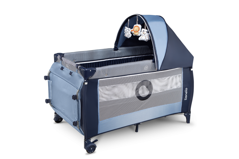 Lionelo Sven Plus Blue Navy - Дорожнє ліжечко