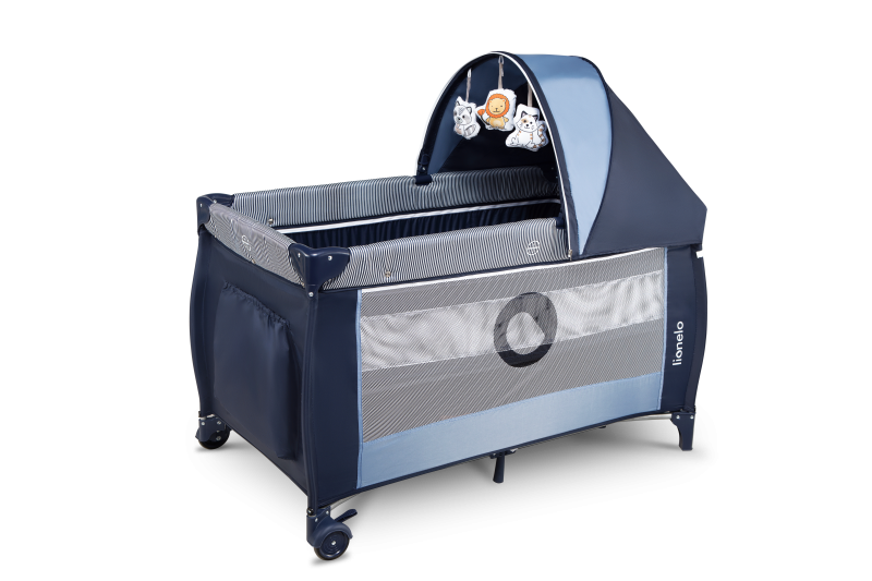 Lionelo Sven Plus Blue Navy - Дорожнє ліжечко