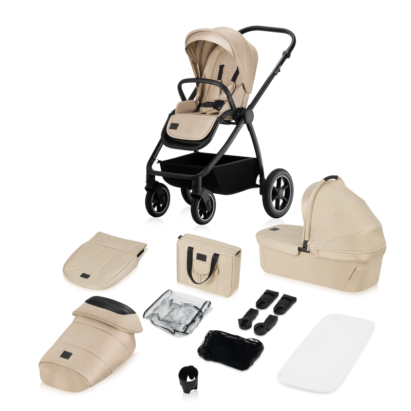 Lionelo Meril 2 в 1 Beige Sand - Багатофункціональна коляска