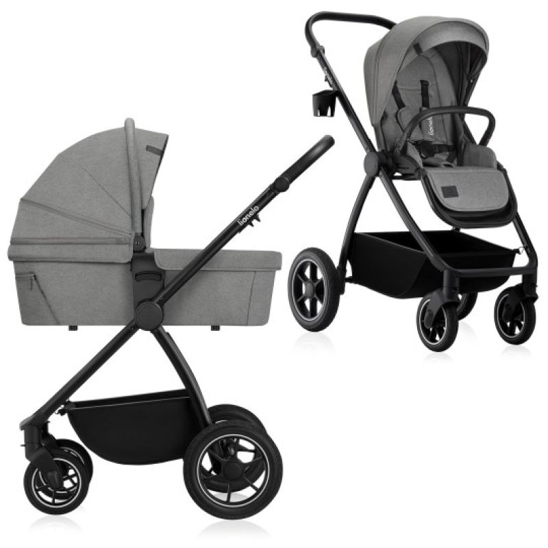 Lionelo Meril 2 в 1 Grey Stone - Багатофункціональна коляска