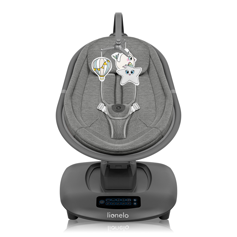 Lionelo Blossom Grey Concrete - Крісло-гойдалка