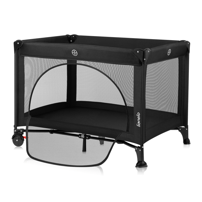 Lionelo Laura Black Carbon - Дитячий манеж