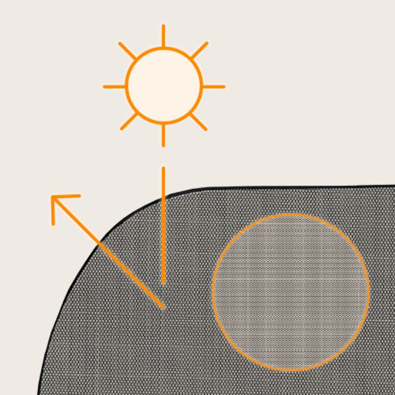 Lionelo SunBlocker Black - Сонцезахисні шторки