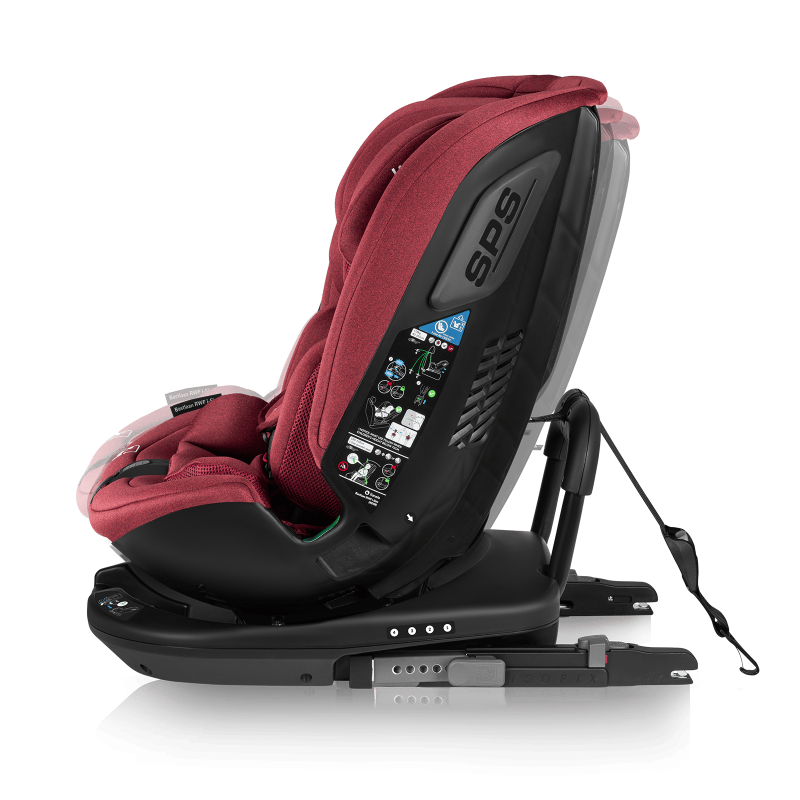 Lionelo Bastiaan RWF i-Size Red Burgundy - Автокрісло
