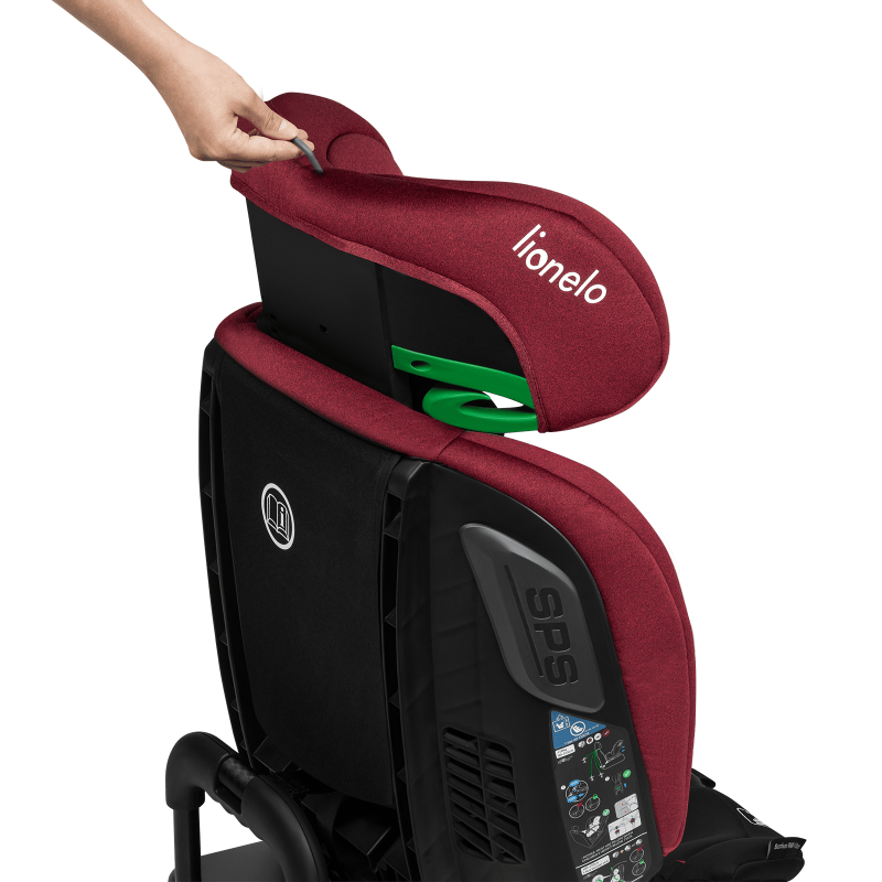 Lionelo Bastiaan RWF i-Size Red Burgundy - Автокрісло