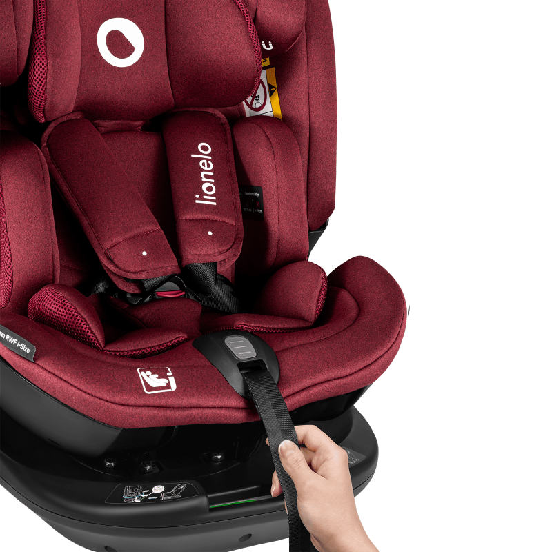 Lionelo Bastiaan RWF i-Size Red Burgundy - Автокрісло