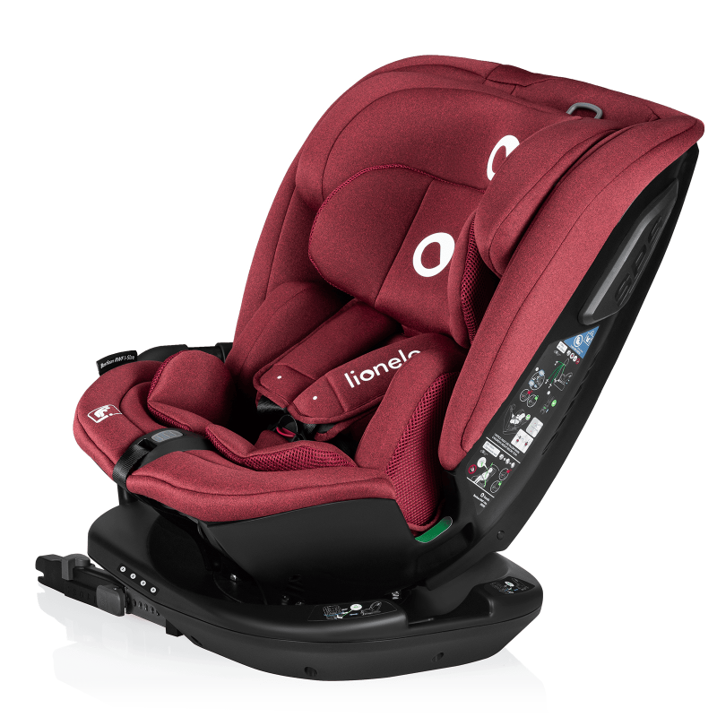 Lionelo Bastiaan RWF i-Size Red Burgundy - Автокрісло