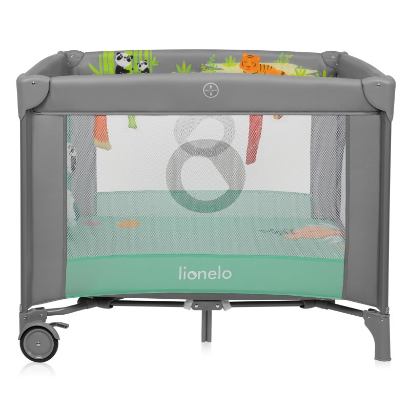 Lionelo Mille Plus Grey Green - дитячий манеж