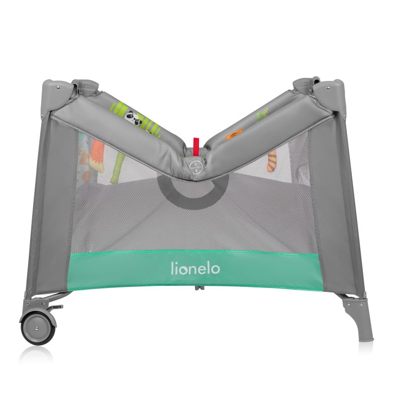 Lionelo Mille Plus Grey Green - дитячий манеж