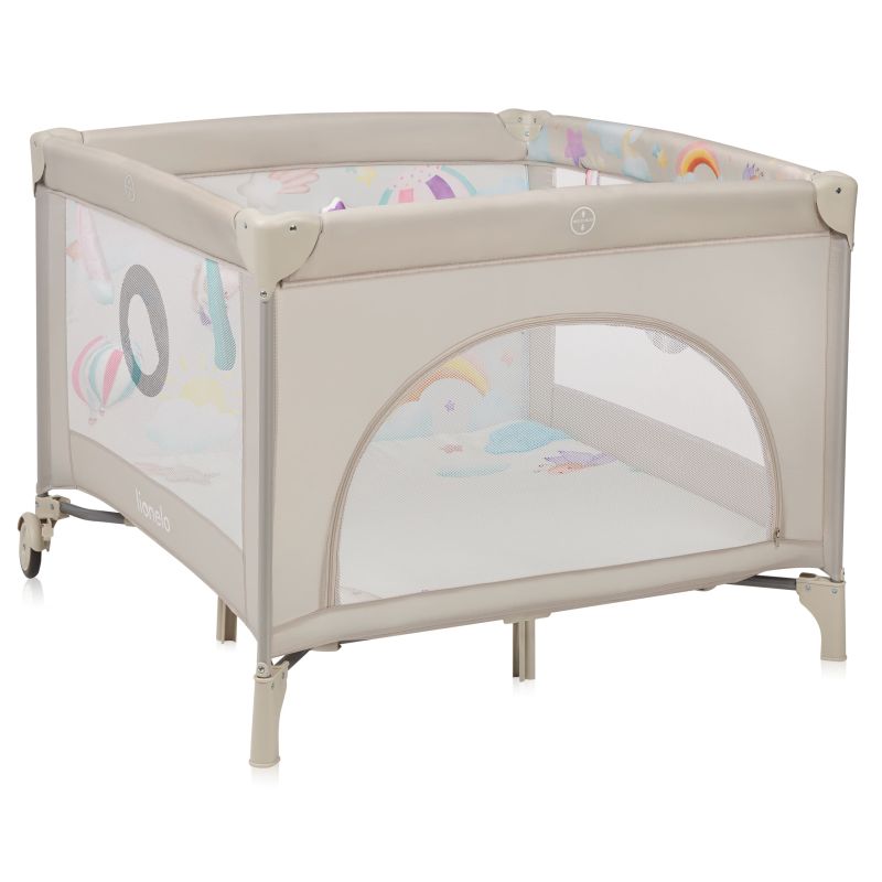 Lionelo Mille Plus Grey Beige - дитячий манеж