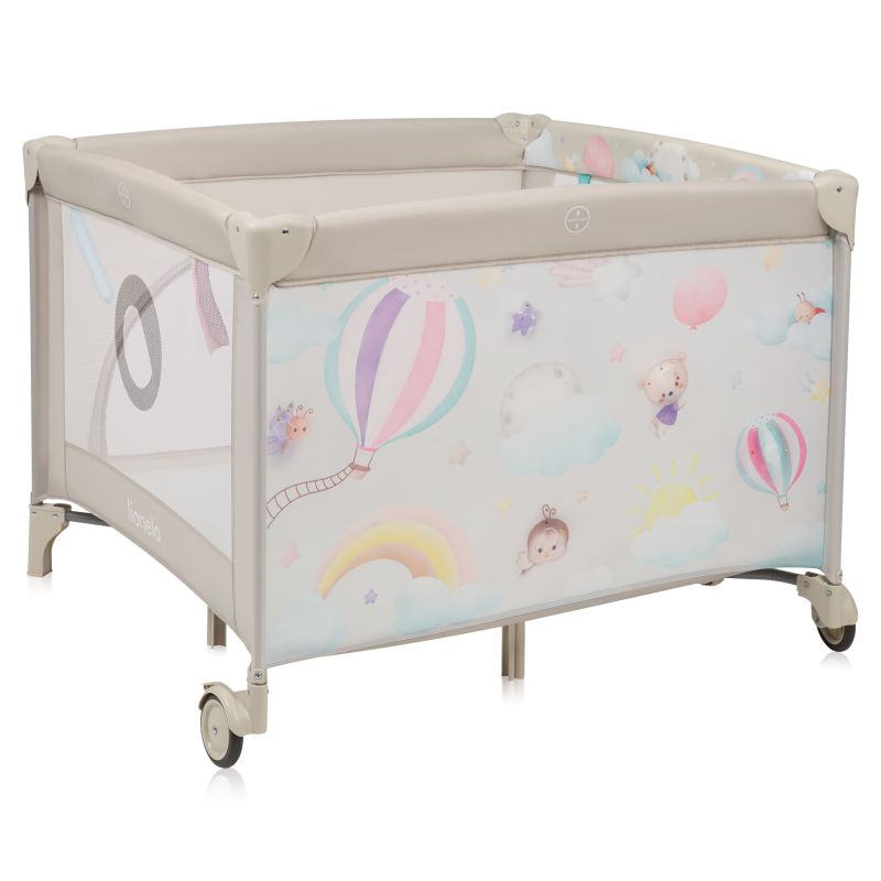Lionelo Mille Plus Grey Beige - дитячий манеж