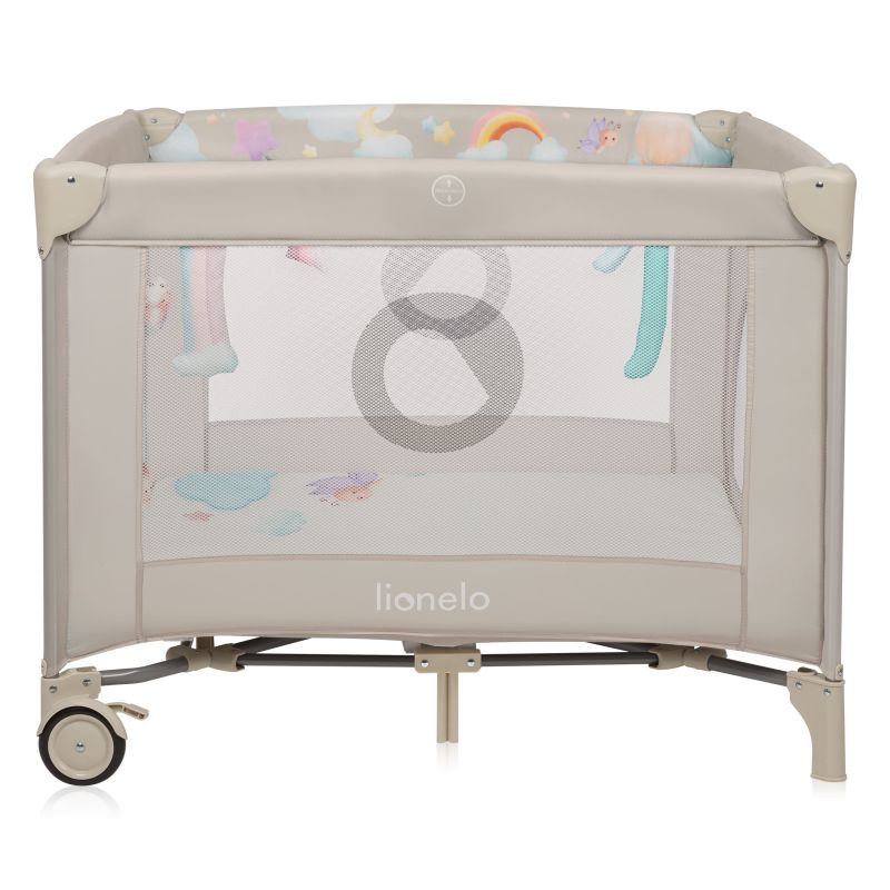 Lionelo Mille Plus Grey Beige - дитячий манеж