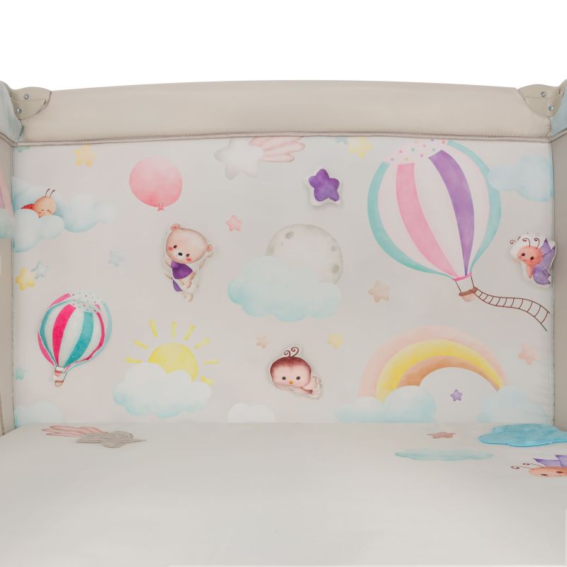 Lionelo Mille Plus Grey Beige - дитячий манеж