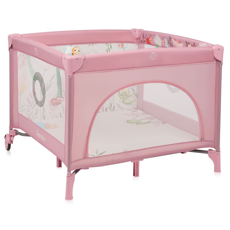 Lionelo Mille Plus Pink - дитячий манеж