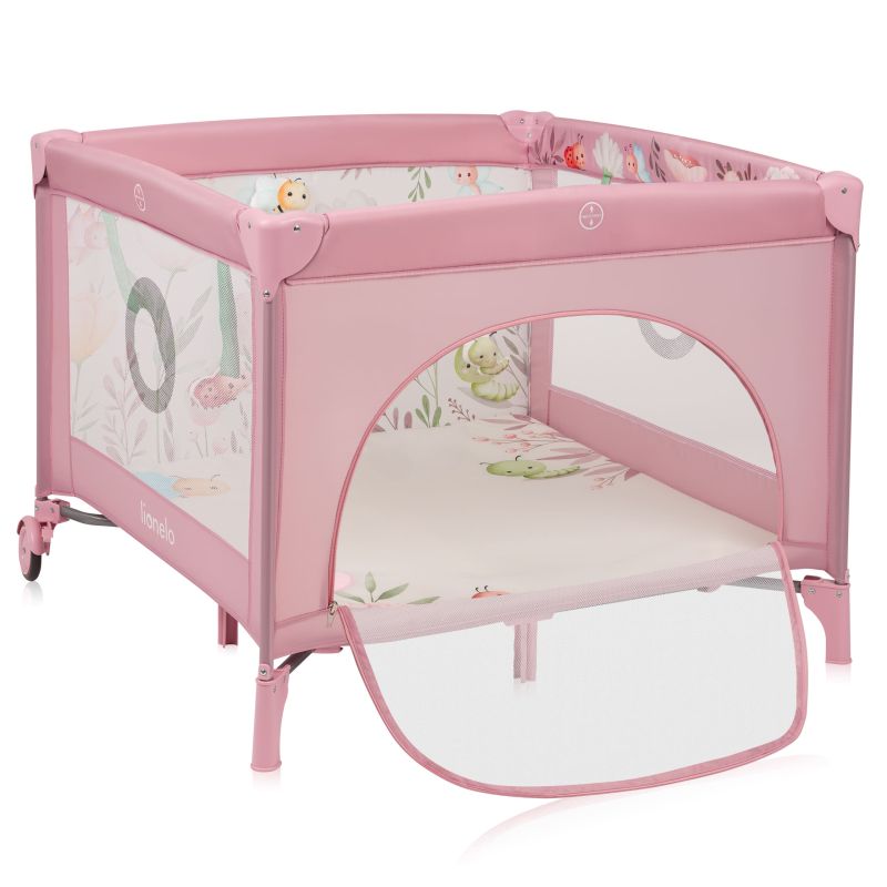 Lionelo Mille Plus Pink - дитячий манеж