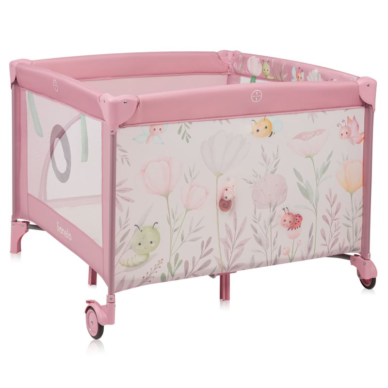 Lionelo Mille Plus Pink - дитячий манеж