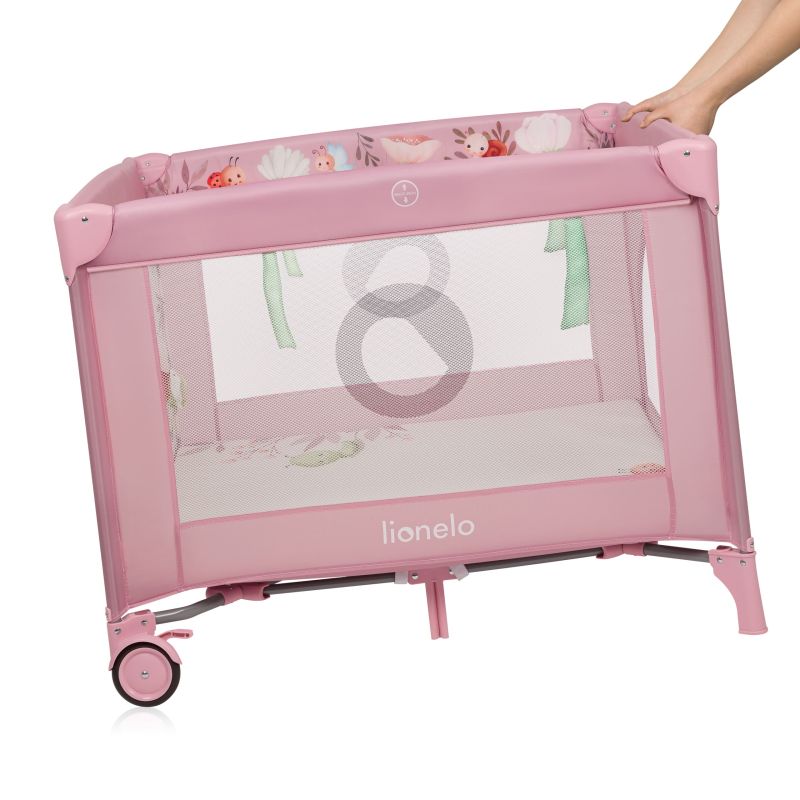 Lionelo Mille Plus Pink - дитячий манеж
