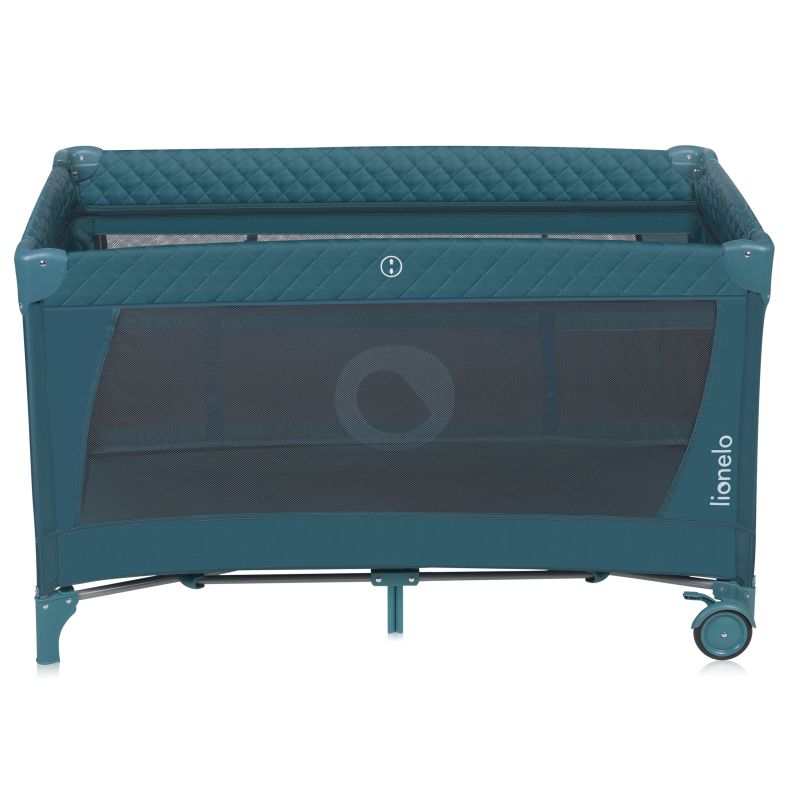 Lionelo Flower Green Turquoise - Дитяче ліжко-манеж
