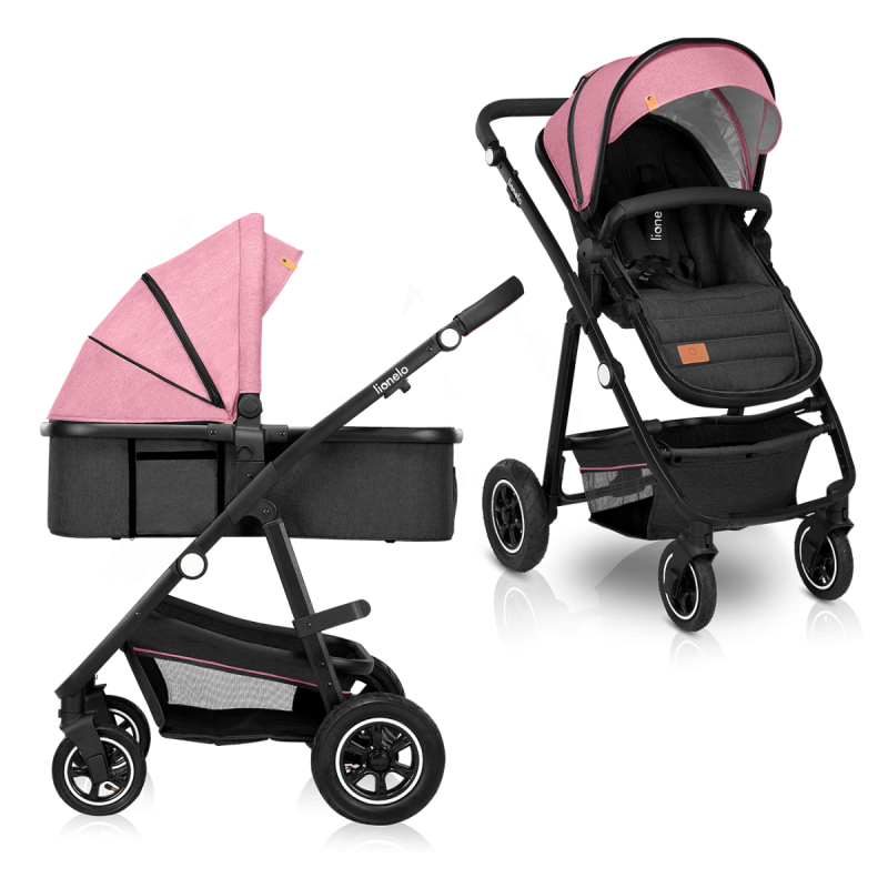 Lionelo Amber 2 в 1 Pink Rose - Багатофункціональна коляска