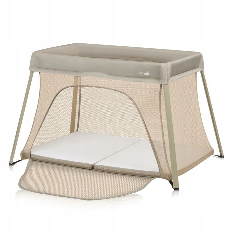 Lionelo Alice Beige Olive - дитячий манеж